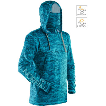 Джемпер NORFIN SUN PRO MARLIN HOODIE GREEN р.M